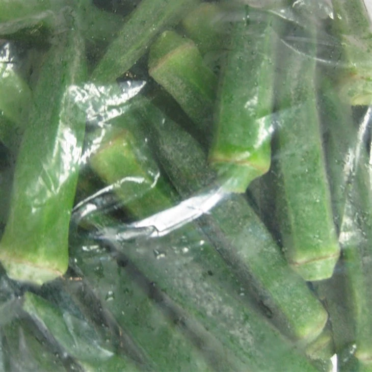 IQF frozen okra bulk packing