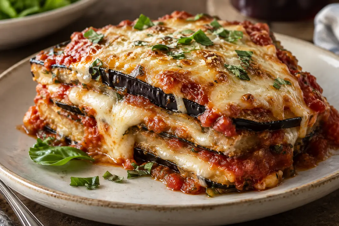 Prepare fresh slices for cooking and layering visual explanation