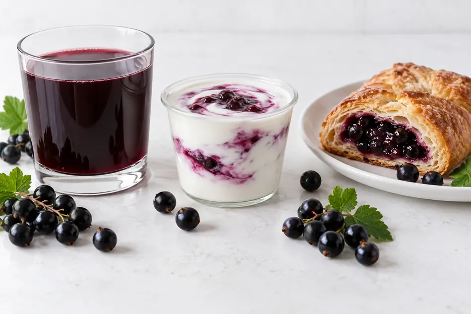 Blackcurrant food applications