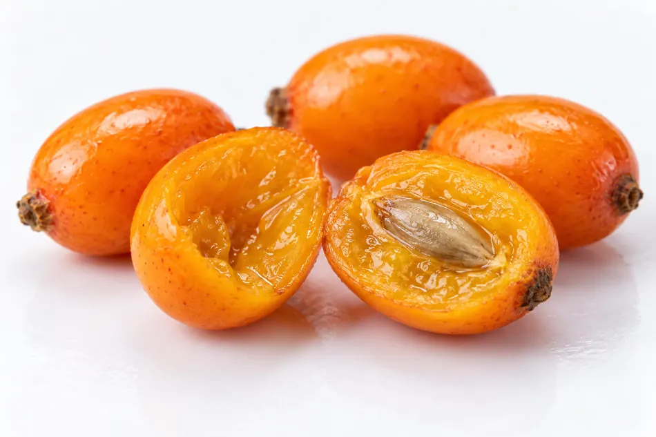 Sea buckthorn berry interior
