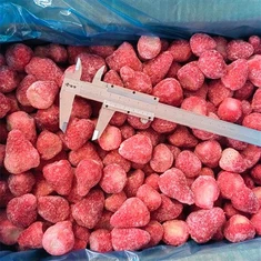 Frosin sæt jarðarber